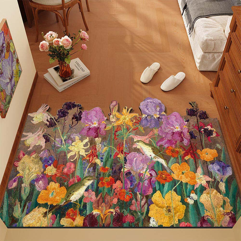 Floral Pattern Area Rug