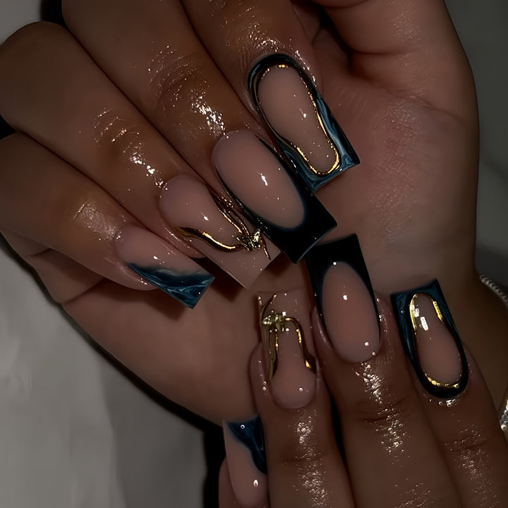 Elegant Sculpted Nail Art Extensions Kalsten