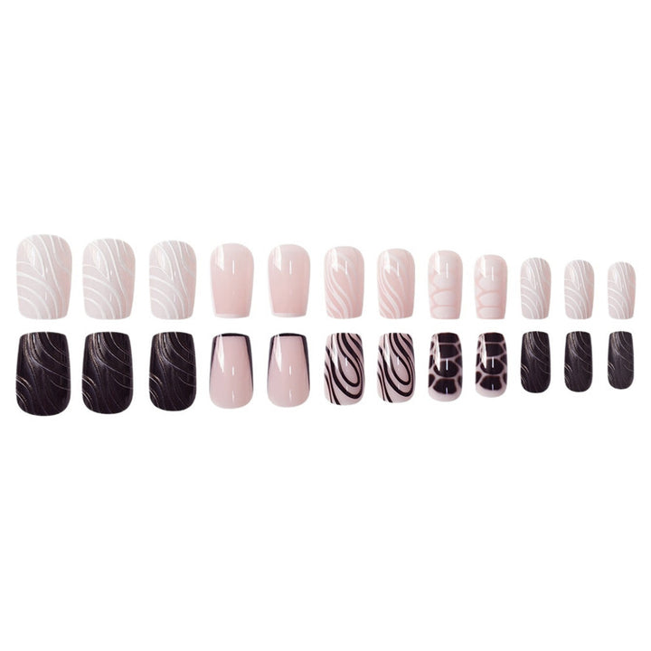 Creative Abstract Press-On Nails Kalsten