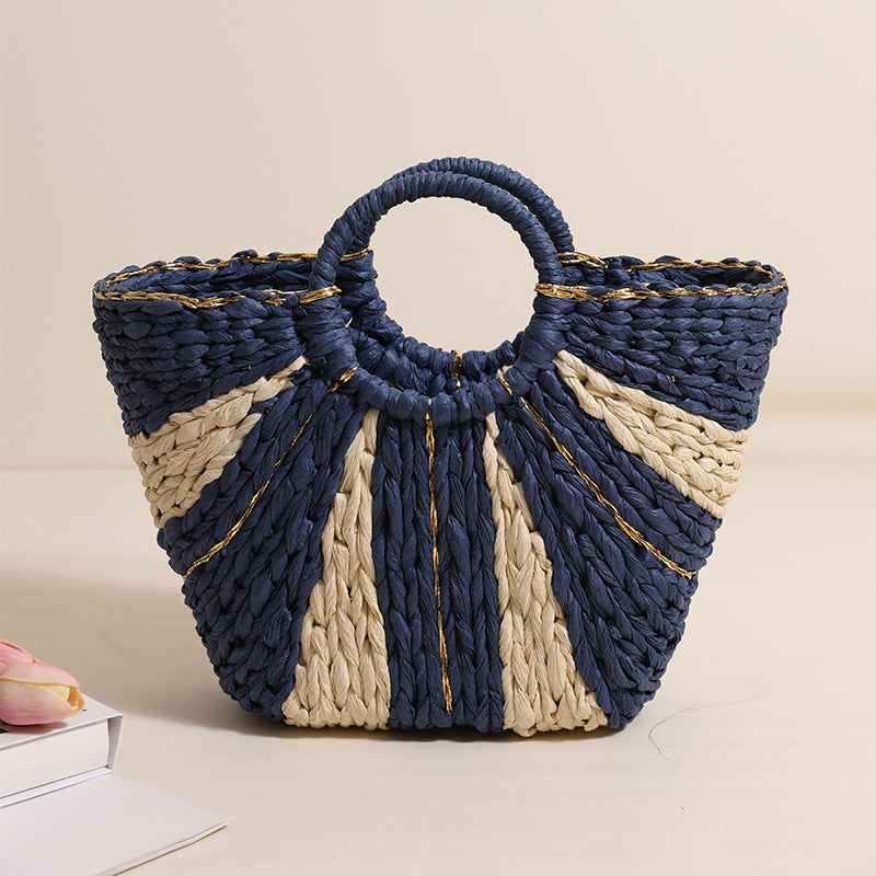 Handcrafted basket bag in modern design Kalsten