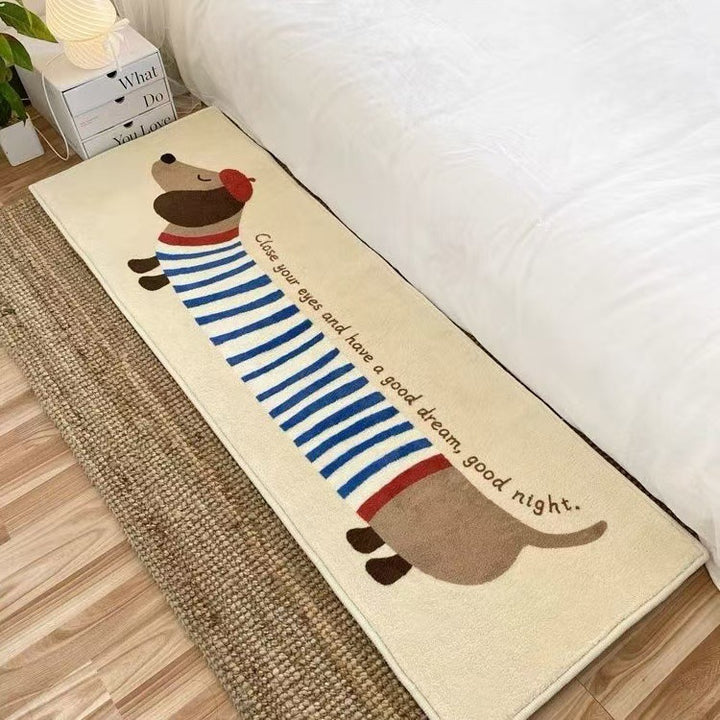 Whimsical Dog-Themed Area Rug