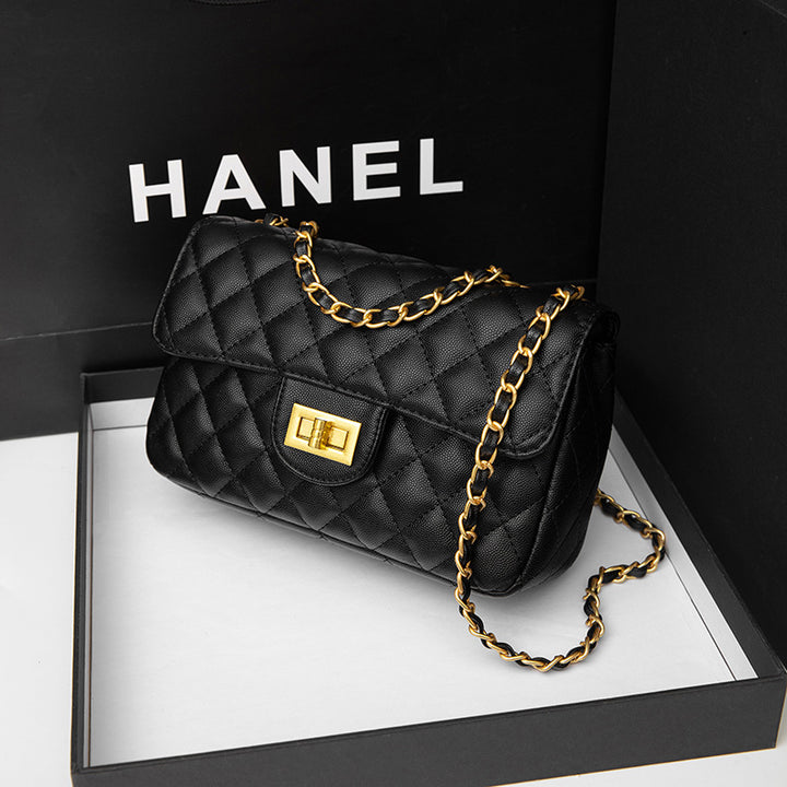 Elegant Quilted Crossbody Shoulder Bag