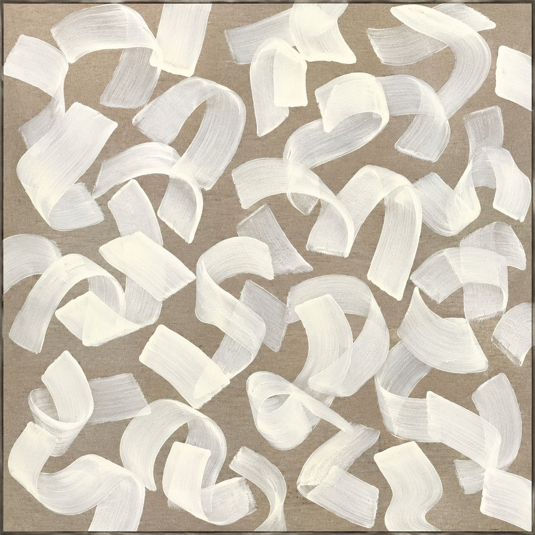 Abstract Brushstroke Canvas Art