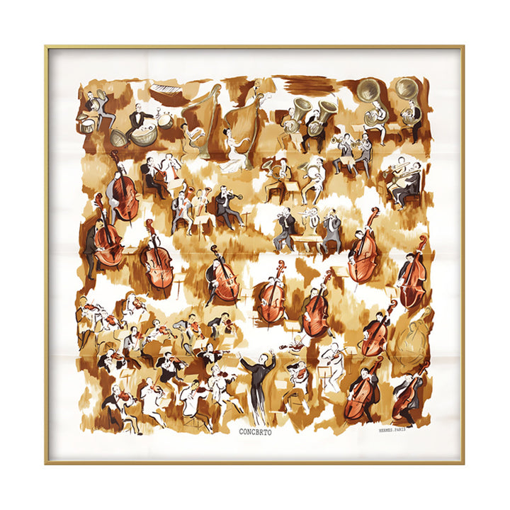 Framed Musical Orchestra Art