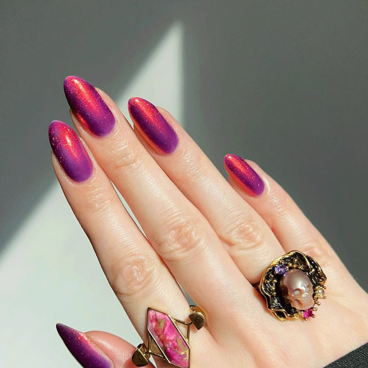 Glamorous Ombre Stiletto Nail Extensions