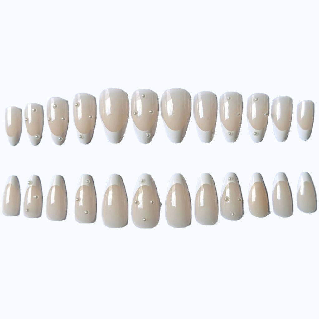 Elegant French Tip Acrylic Nail Kit