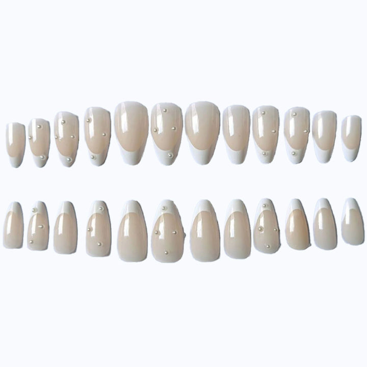 Elegant French Tip Acrylic Nail Kit