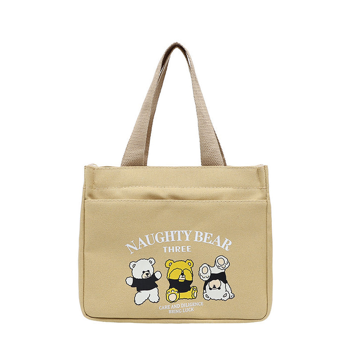 Portable Embroidered Tote Bag