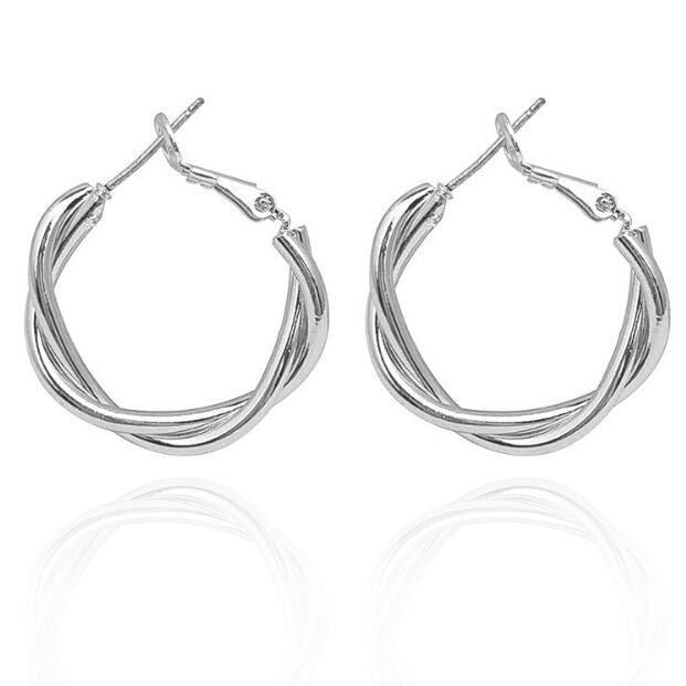 Elegant Spiral Earrings Made of High-Quality Metal Kalsten
