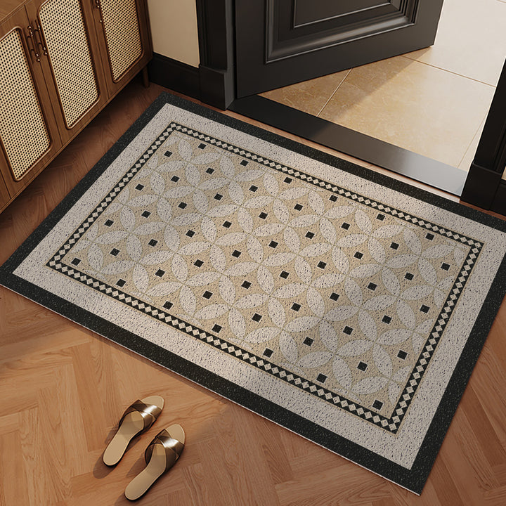 Elegant Geometric Pattern Entrance Mat