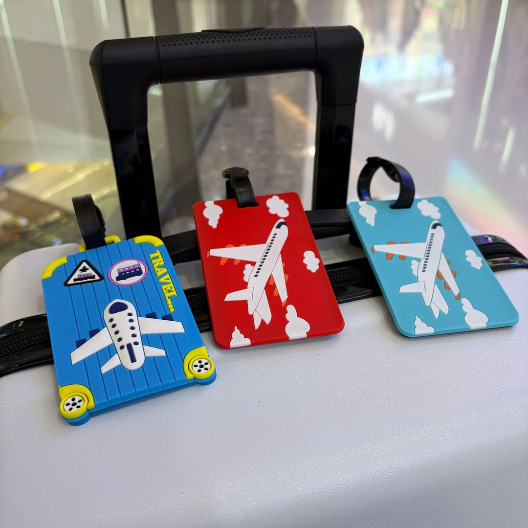 Airplane-Themed Luggage Tag Kalsten