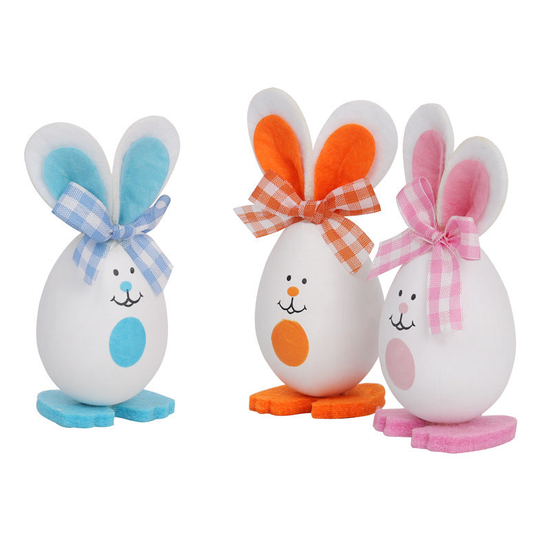 Decorative Bunny-Themed Easter Egg Ornaments Kalsten
