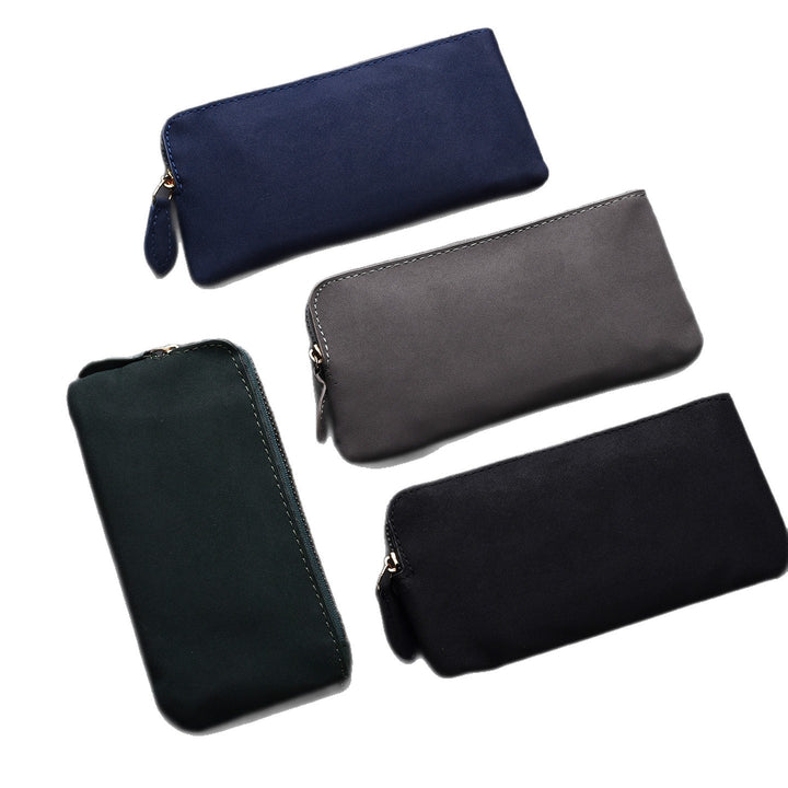Premium Leather Zippered Wallet Organizer Kalsten