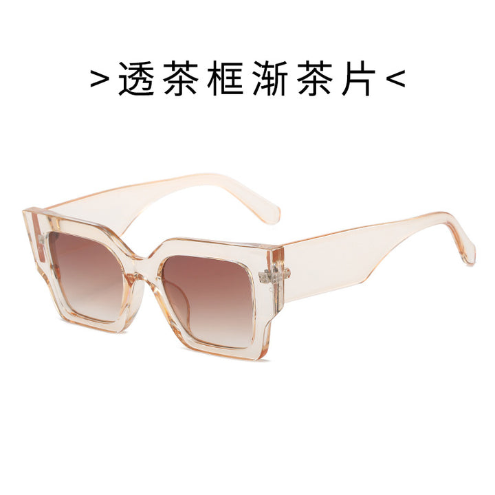 Ladies fashionable square sunglasses with wide frame and UV protection Kalsten
