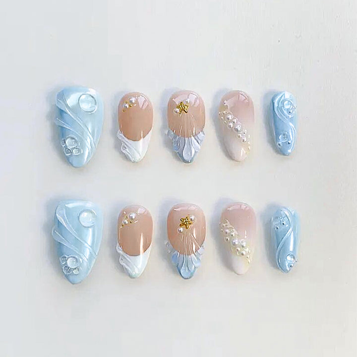 Luxurious Decorative Press-On Nail Art Set Kalsten