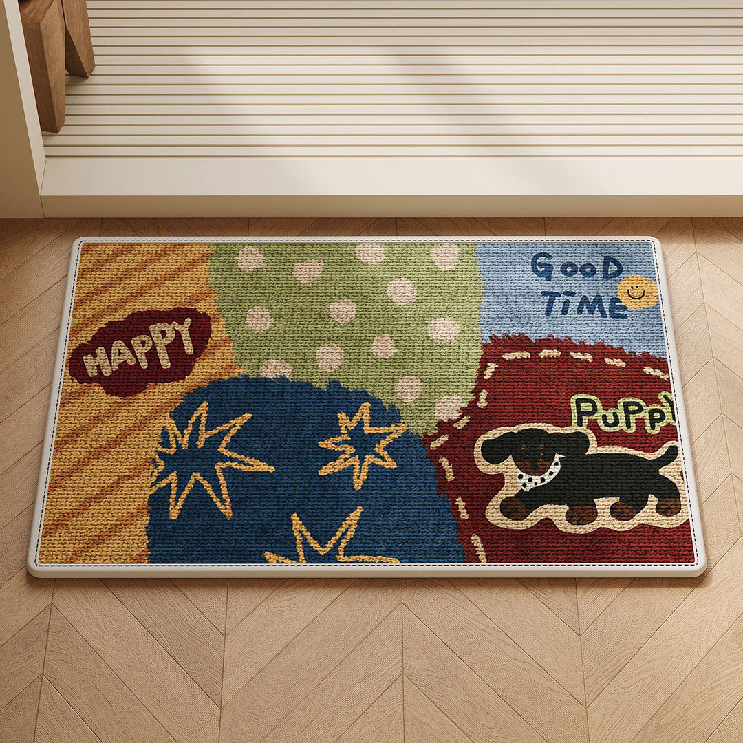 Playful Pet-Themed Area Rug Kalsten
