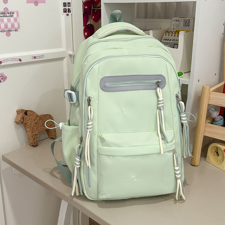 Decorative Floral Embroidered Backpack Kalsten