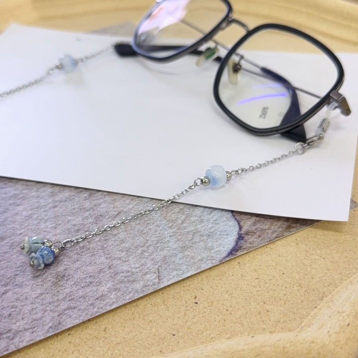Delicate Bead-Embellished Eyewear Chain Kalsten