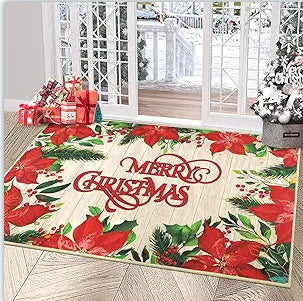 Festive Holiday Area Rug Kalsten