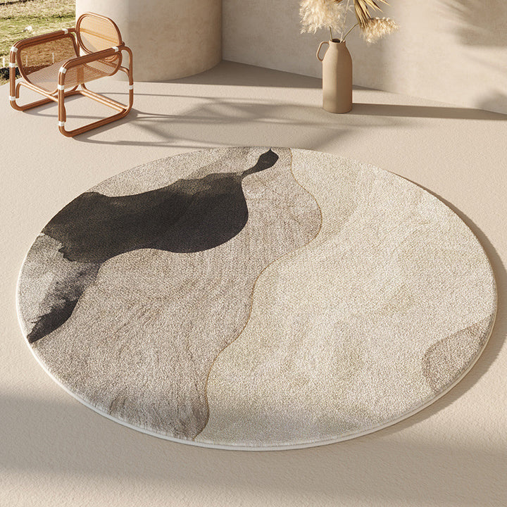 Abstract Pattern Round Area Rug