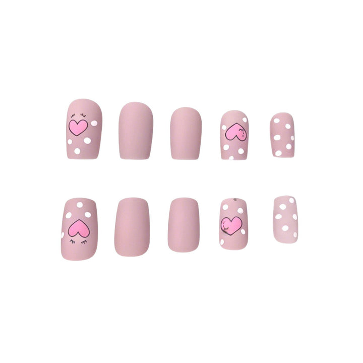 Artistic Heart-Themed Nail Art Kalsten