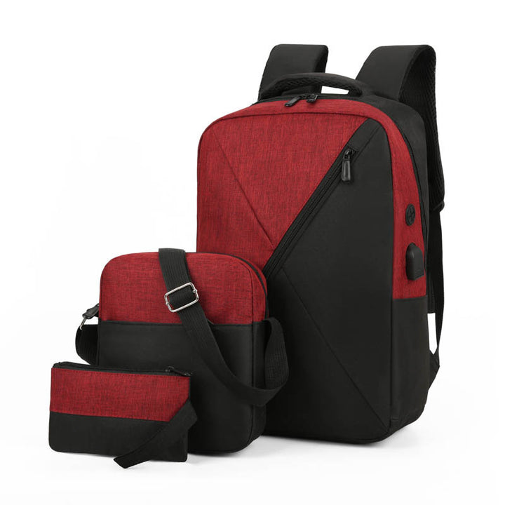 Versatile Three-Piece Travel Backpack Set Kalsten