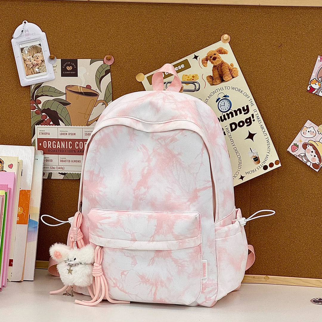 Trendy Tie-Dye Patterned Backpack Kalsten