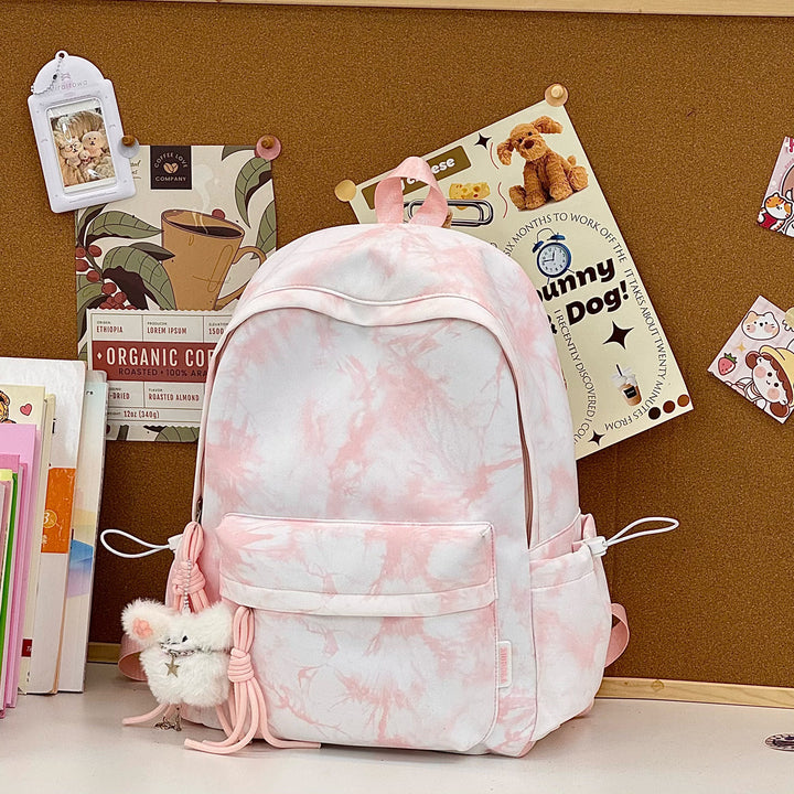 Trendy Tie-Dye Patterned Backpack Kalsten