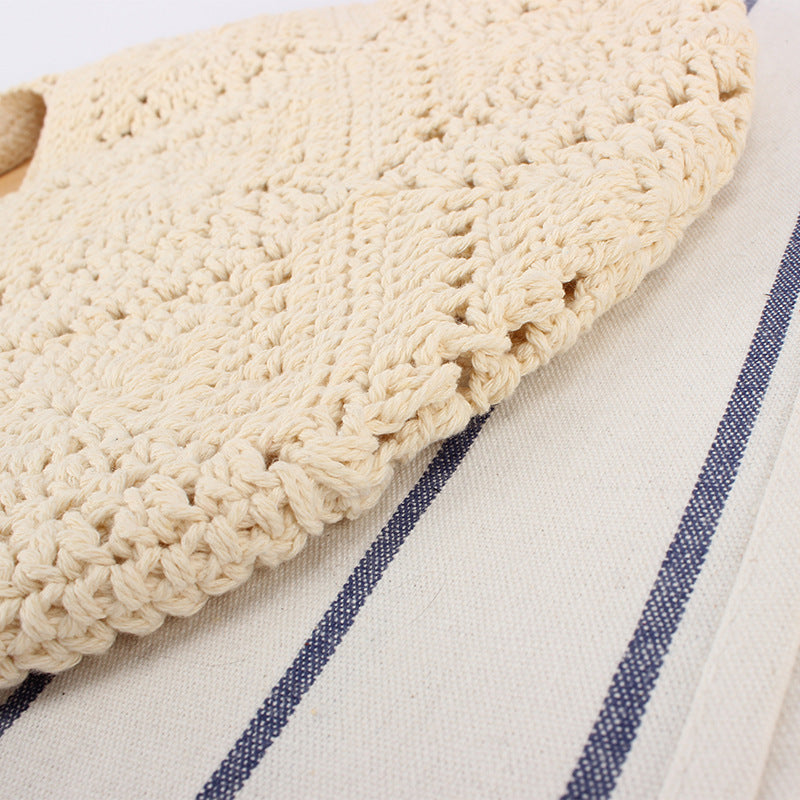Handmade crochet tote bag with modern pattern Kalsten