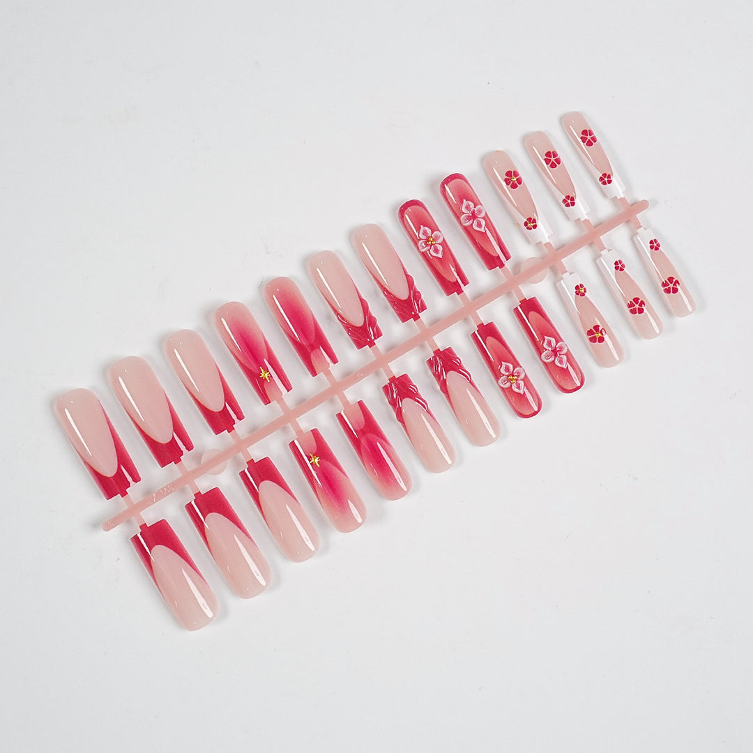 Premium Decorative Press-On Nail Art Collection