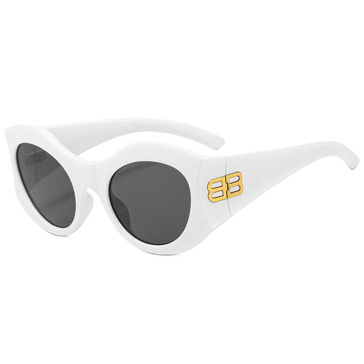 Women's Designer Cat-Eye Sunglasses with Elegant Profile and UV Protection Kalsten