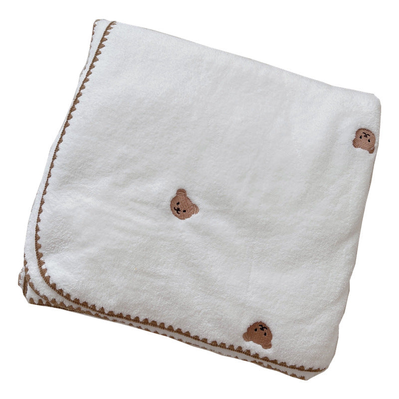 Unisex cuddly blanket with sweet bear motifs Kalsten