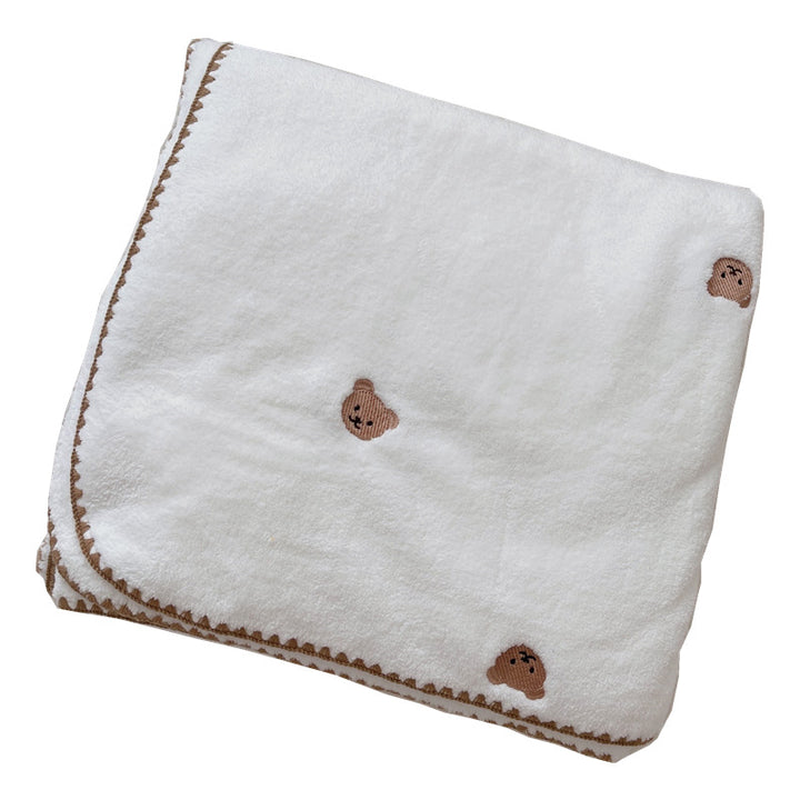 Unisex cuddly blanket with sweet bear motifs Kalsten