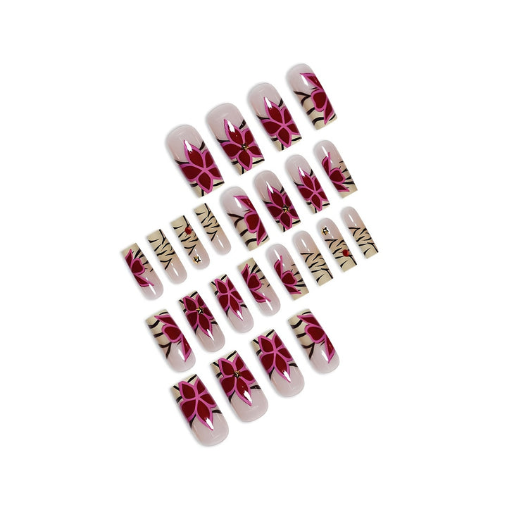 Creative Floral Nail Enhancements Kalsten