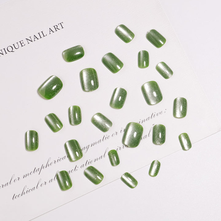 Glittering Matte Finish Press-On Nail Set Kalsten