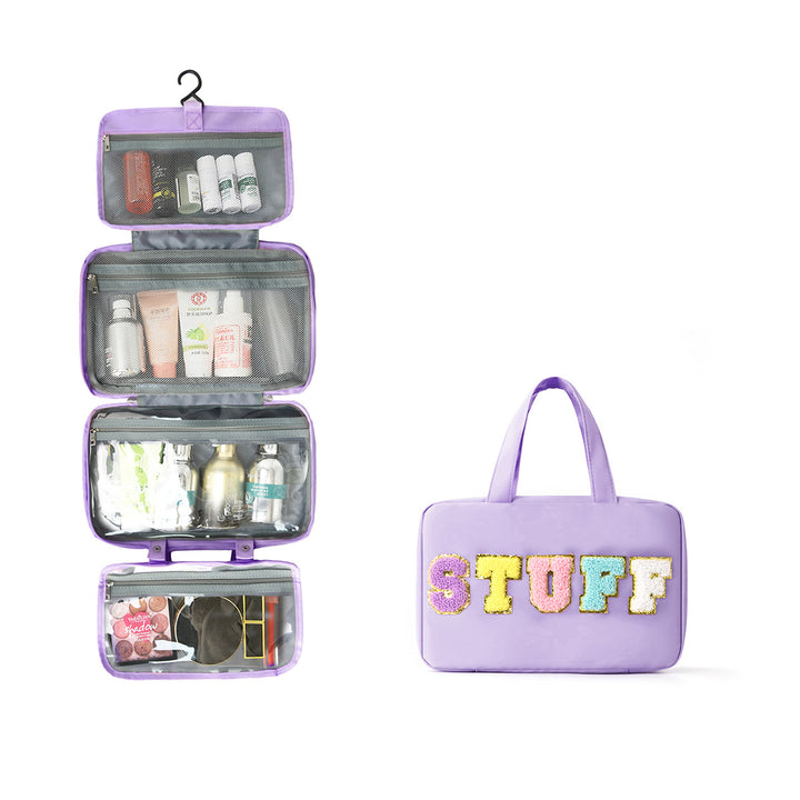 Multifunctional Cosmetic Organizer Bag with Hanging Design Kalsten
