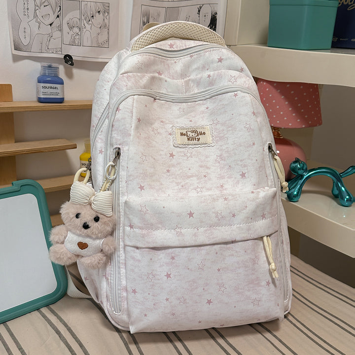 Cute Heart-Patterned Backpack Kalsten