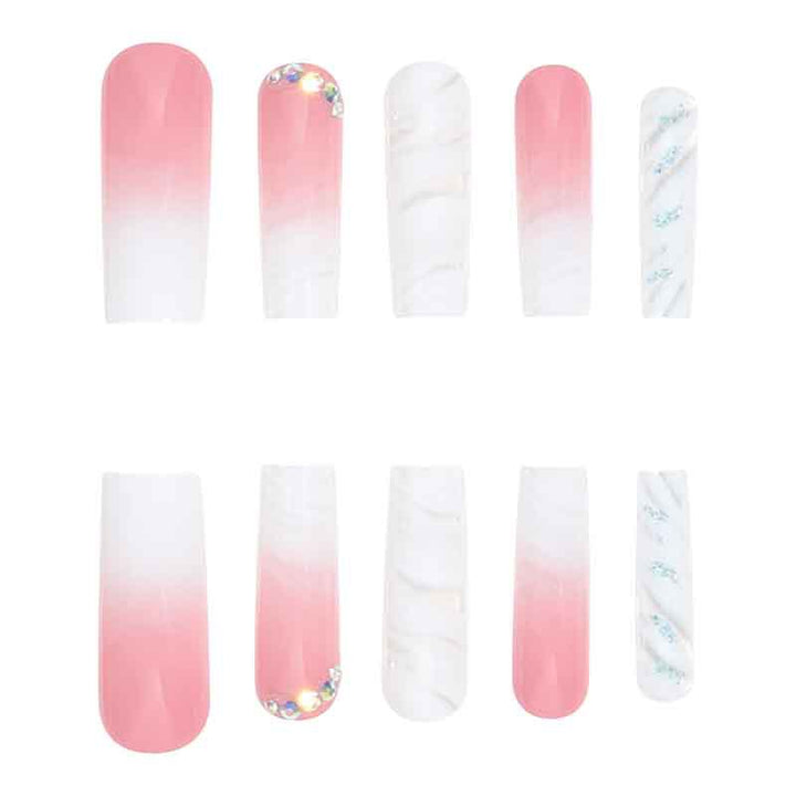Premium Acrylic Square Press-On Nails Kalsten