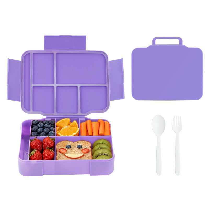 Multi-Compartment Lunch Box with Fun Design