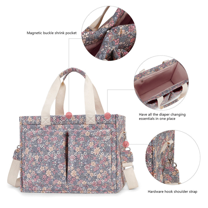 Flower pattern handbag Kalsten