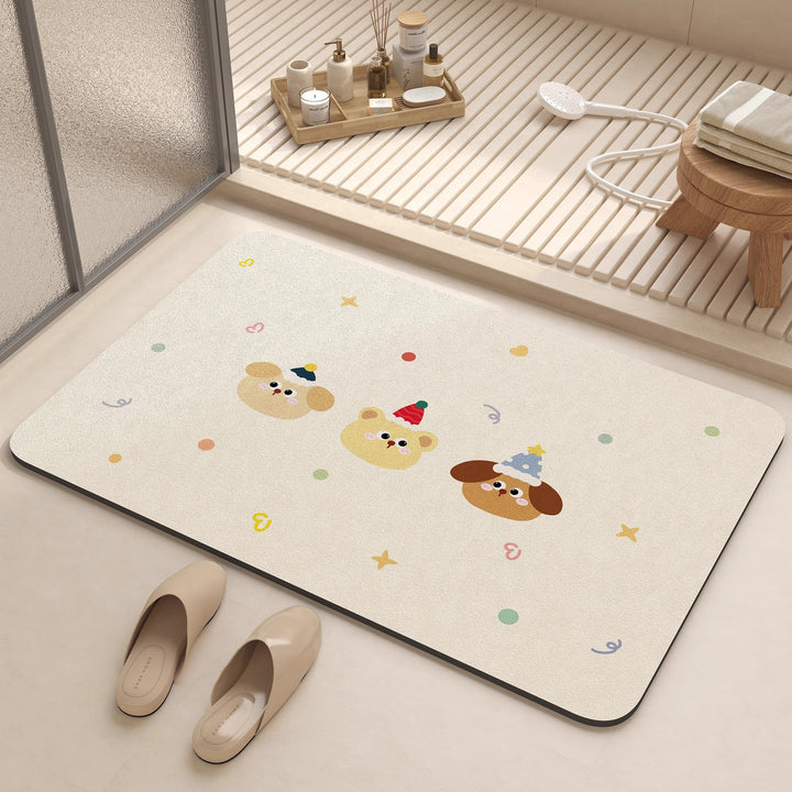 Cute Animal-Themed Bathroom Mat Kalsten