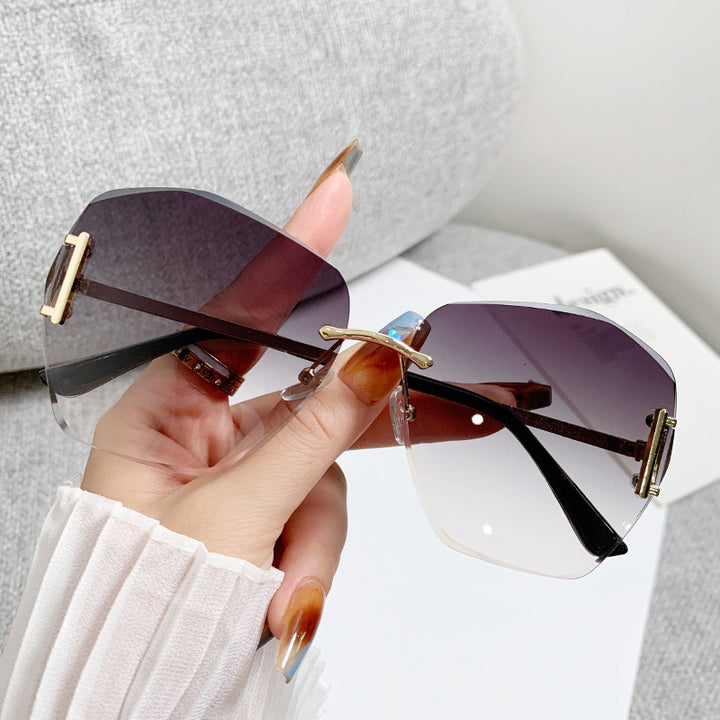 Women futuristic square sunglasses Kalsten