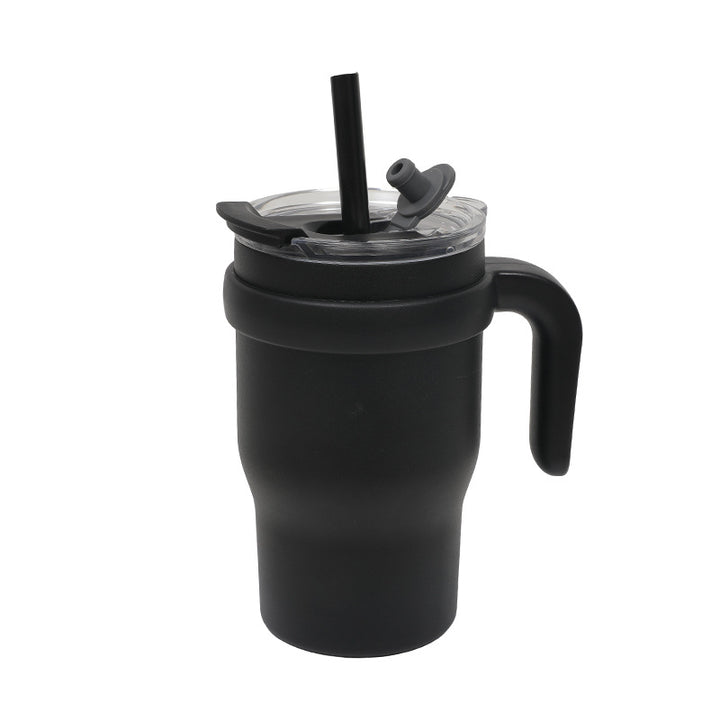Women's Insulated To-Go Cup with Ergonomic Handle and Flexible Straw Kalsten