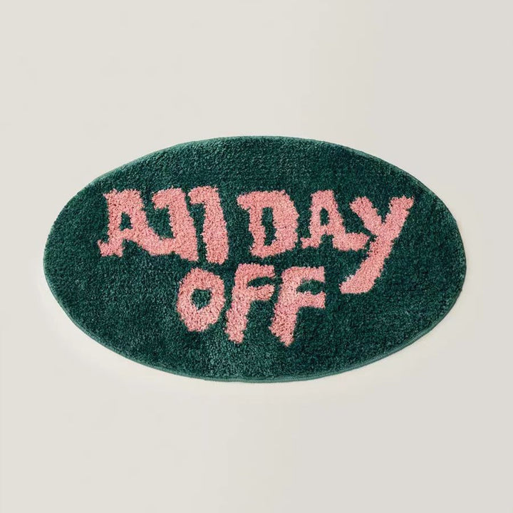 Inspirational Phrase Oval Rug Kalsten