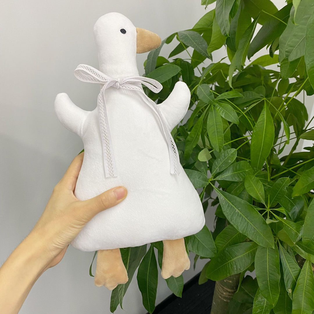 Handmade Organic Cotton Bunny Plush Dolls with Removable Outfits
