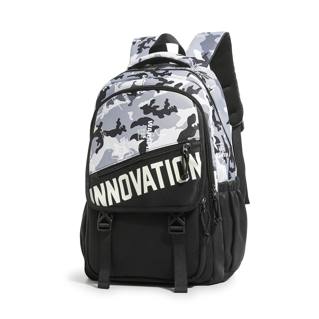 Durable Multi-Compartment Backpack with Plush Keychain Kalsten