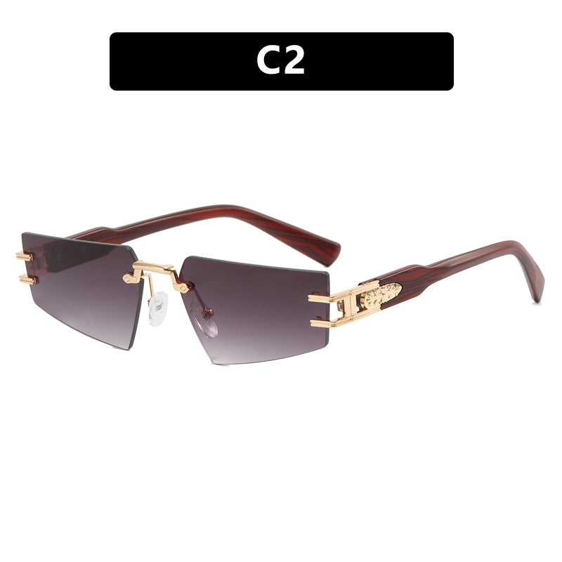 Women's fashionable sunglasses with elegant square frame construction and luxurious details Kalsten
