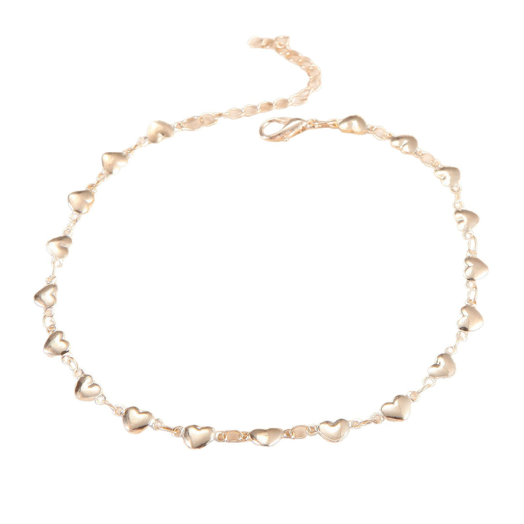 Heart-Inspired Chain Anklet Kalsten
