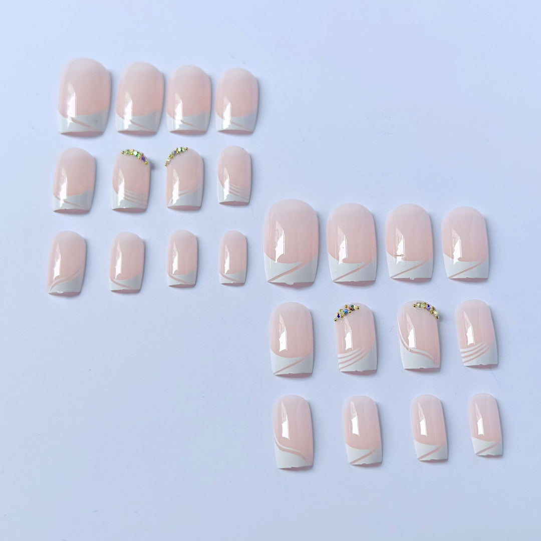 Elegant French Tip Nail Art Design