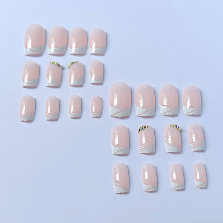 Elegant French Tip Nail Art Design